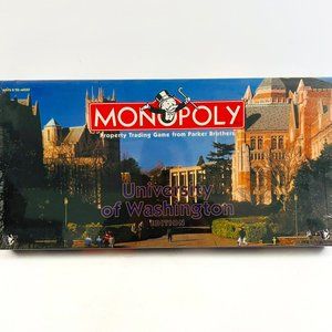 Vintage Monopoly University Of Washington Edition‎ 1998 Board Game New Sealed